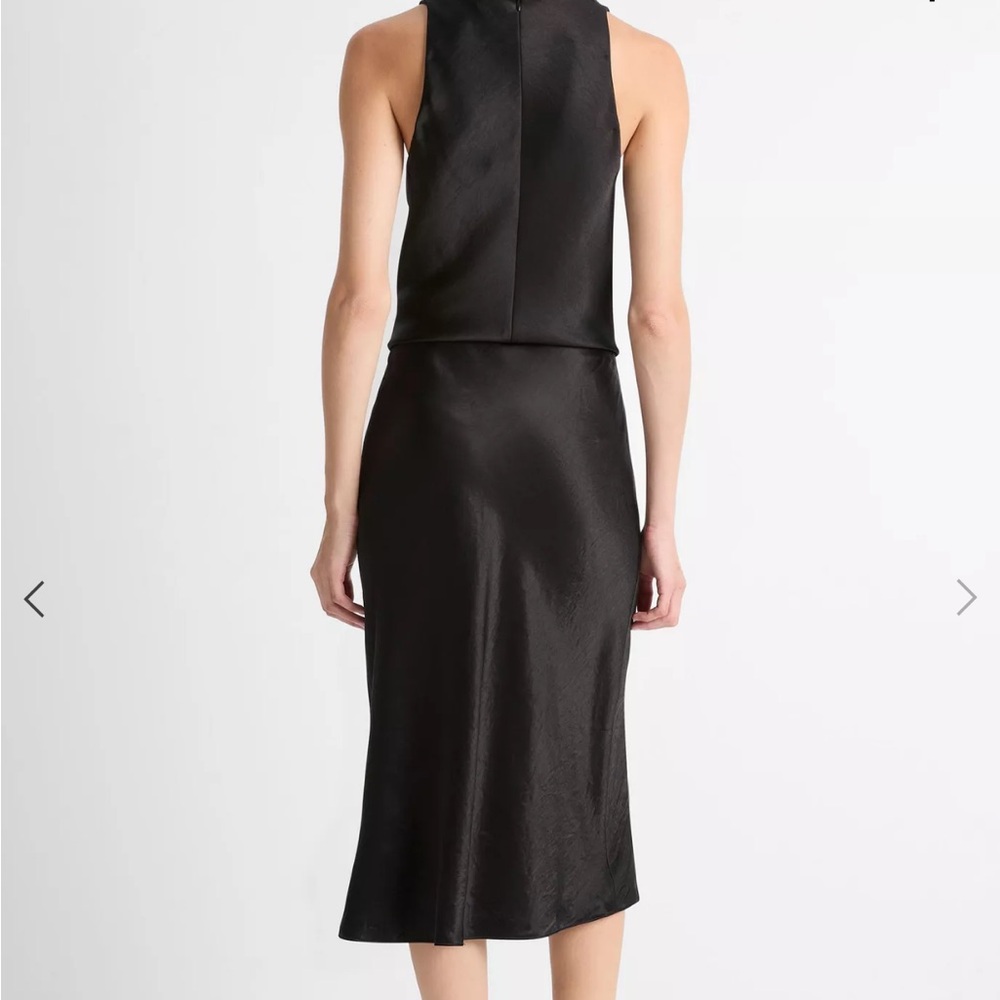 Vince Satin Slip Skirt - Picture 3 of 6